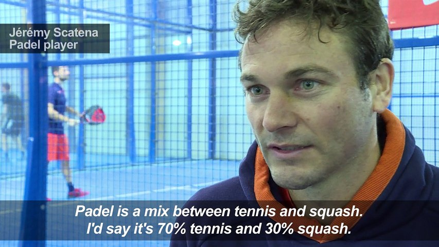 Tennis-Squash hybrid Padel a smash hit in France - Vidéo Dailymotion