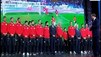 كلمة السيسي (كاملة) في حفل تكريم منتخب مصر بعد التأهل لكأس العالم: بشكرك يا صلاح