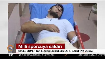Milli sporcuya saldırı