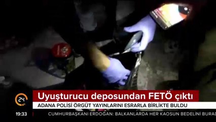 Örgüt yayınları esrarla birlikte