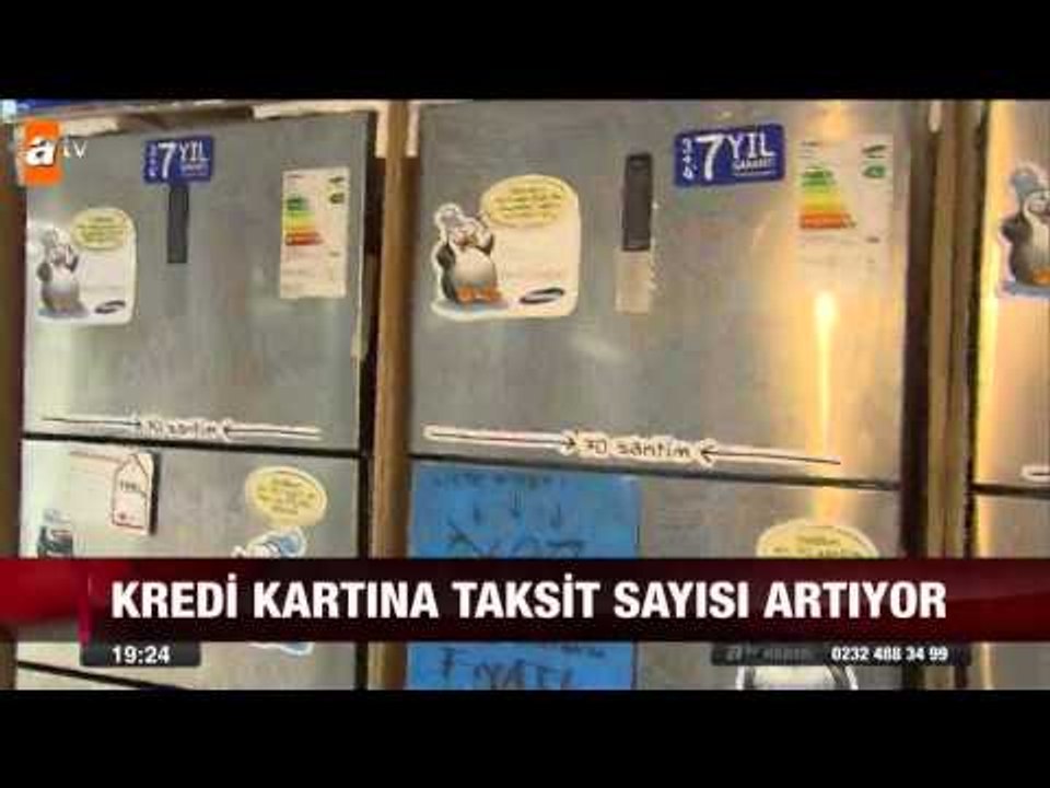 Kredi kartına taksit sayısı artıyor - atv Ana Haber