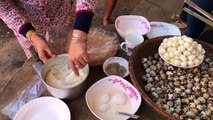 Fried Quail Eggs with Rice - Village Food Fory