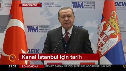 Kanal İstanbul için tarih verdi
