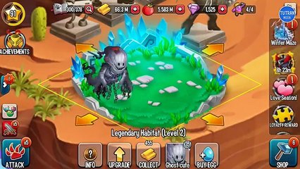 Monster Legends: Lostyghost level 1 to 100 - Combat PVP
