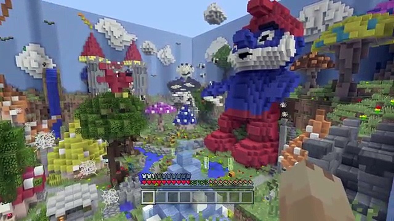 Minecraft XBOX MODS Hide And Seek - Smurfville