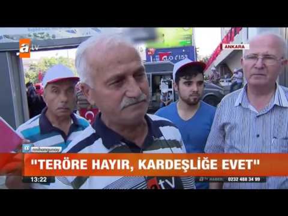 Teröre karşı büyük yürüyüş! - atv Gün Ortası Bü...
