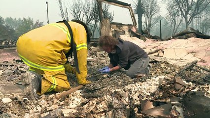 Nada que salvar: un barrio consumido por incendios en California
