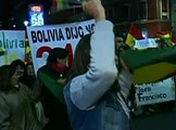 Una marcha masiva se registró en Bolivia en contra de la reelección indefinida del presidente Evo Morales