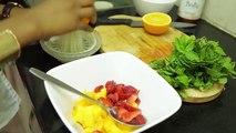 How To Make Strawberry & Mango Salad x Steak & Mango Salad | Throwdown With Friends