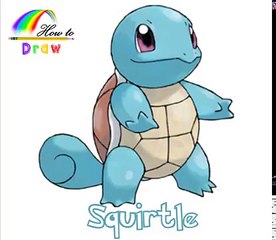 How to Draw The Pokemon Squirtle Easy Step by Step