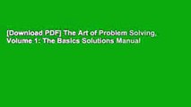 [Download PDF] The Art of Problem Solving, Volume 1: The Basics Solutions Manual