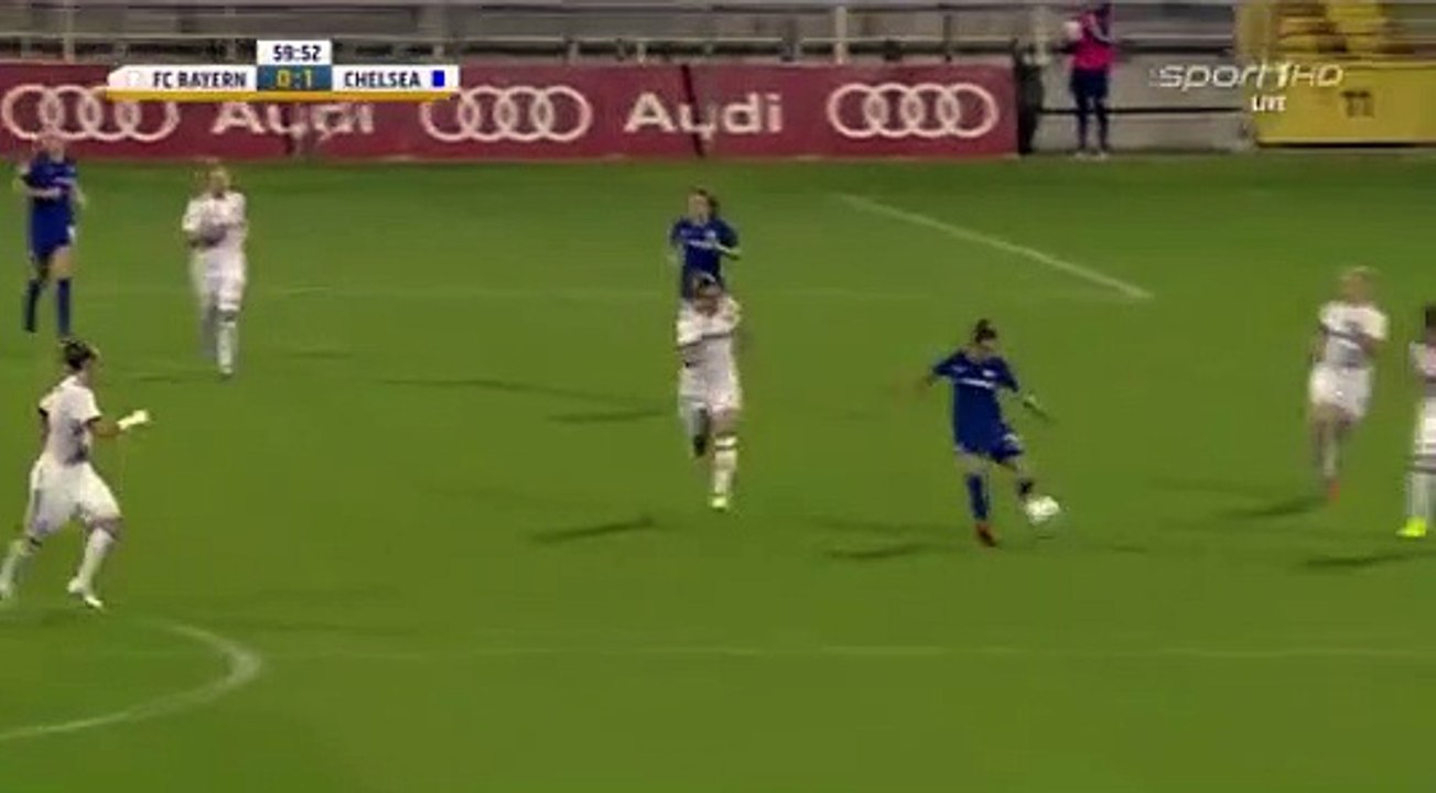 0-1 Francesca Kirby Goal UEFA  Women's Champions League  Round 1 - 11.10.2017 Bayern München (W...