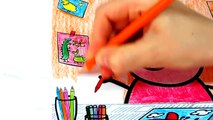 Peppa Pig Painting Coloring Book Pages Kids Fun Art Coloring Video For Kids