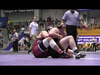 285 lbs Sam Stoll, IOWA vs Ross Larson, OU