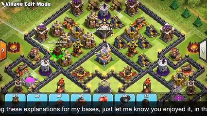 New BEST TH11 DE FARMING BASE w/Replays+Proof | Base Explanation - Hybrid DE Protection Base - CoC