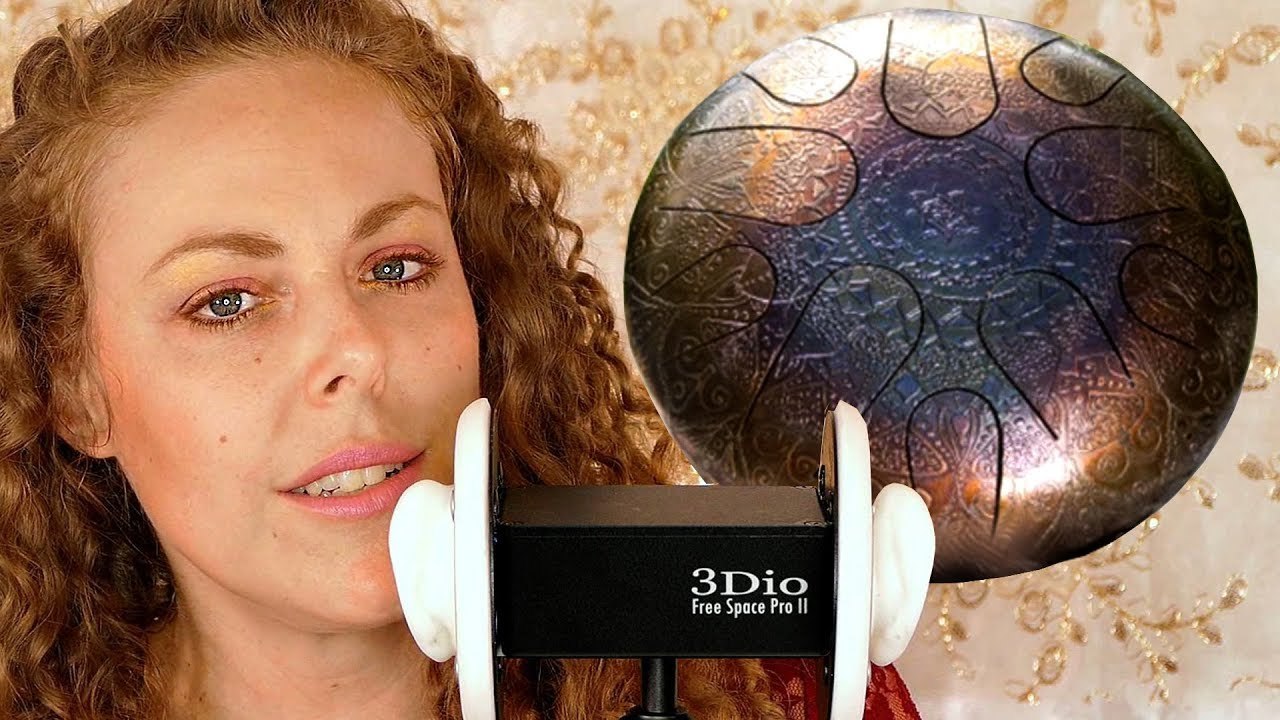 ASMR Close Whisper & Chimes ♥ Guided Meditation for Sleep & Intense Relaxation, Spolum Drum