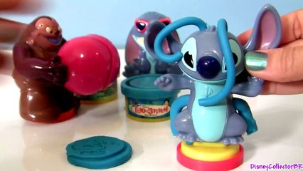 Play-Doh Lilo & Stitch toys Jumba Pleakley How to make Play Doh figures McDonalds Happy Meal