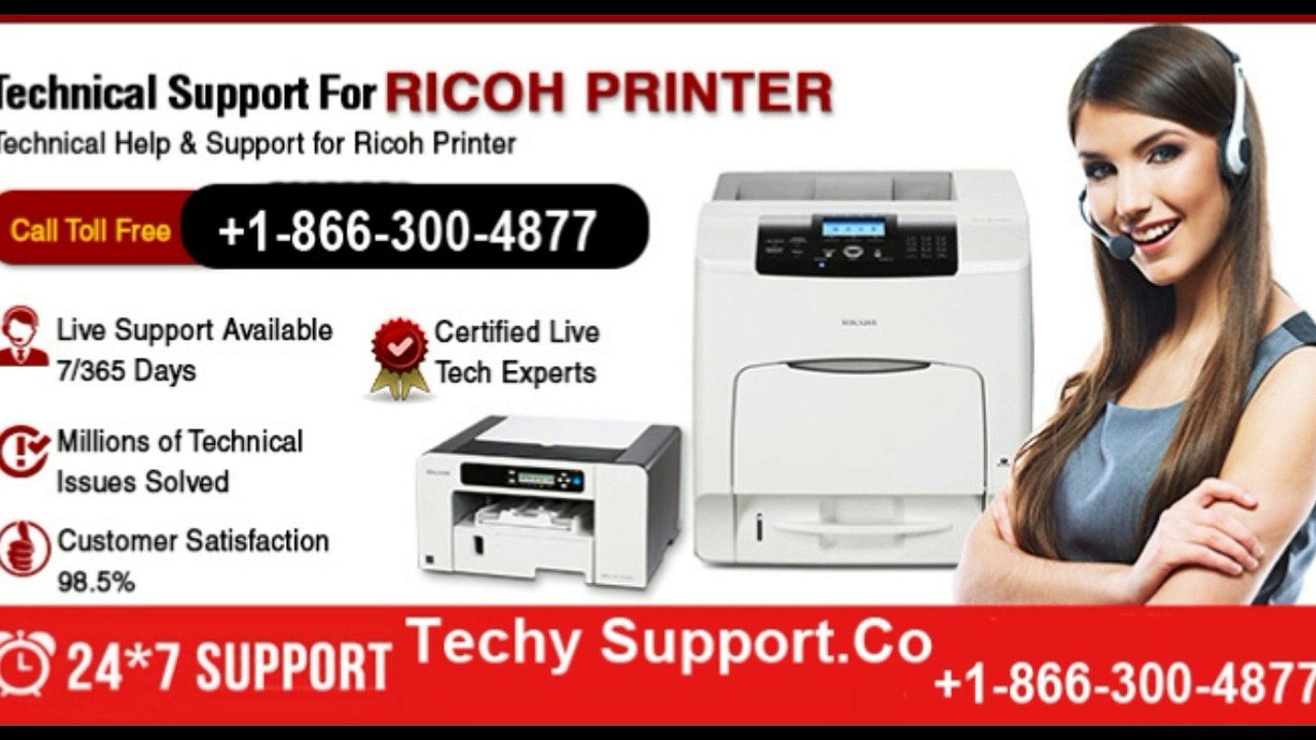⁣Ricoh printer support