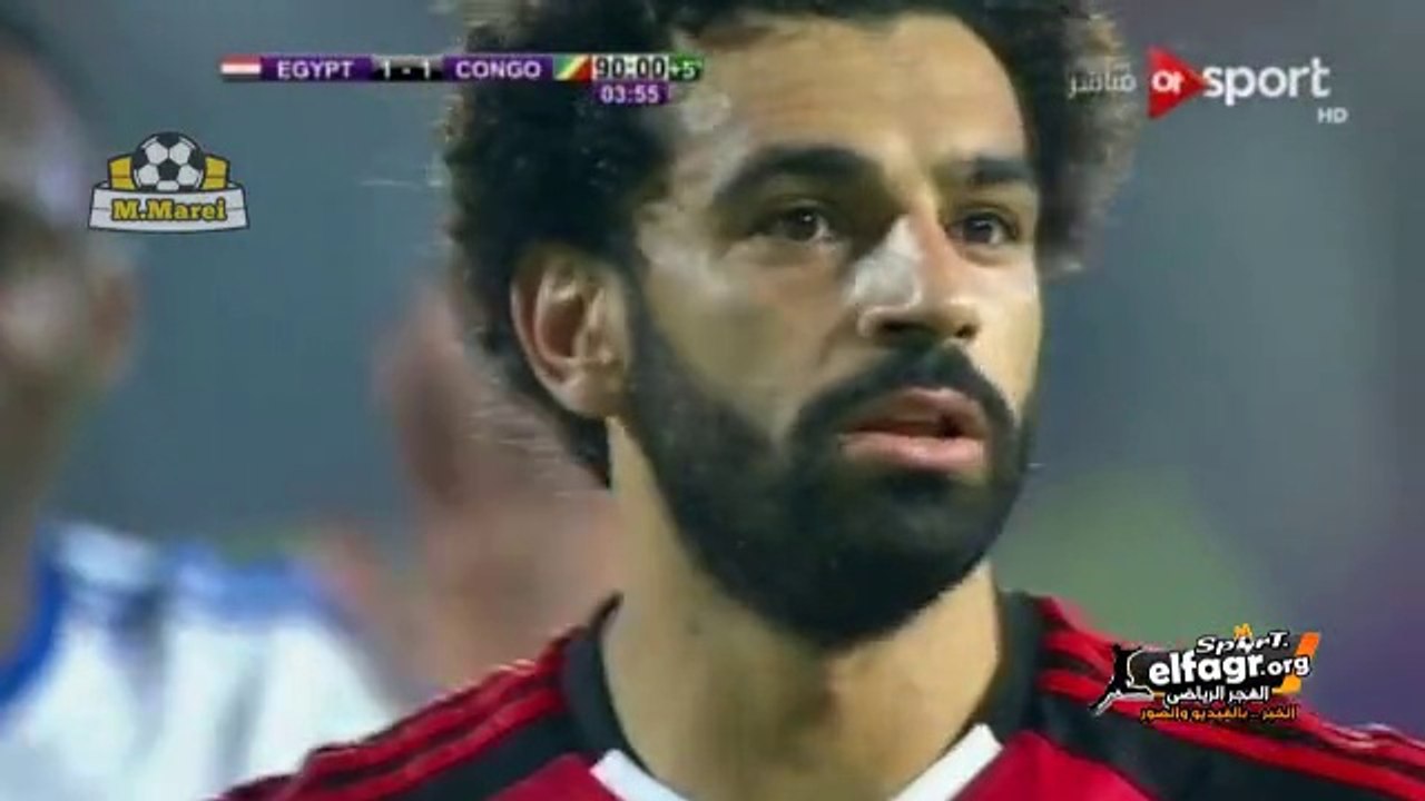 اهداف مباراة - مصر 2 × 1 الكونغو