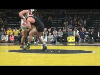 285 lbs Steven Holloway, Iowa vs Josh Fox, Ohio State