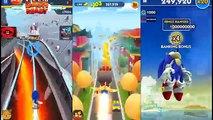 Talking Tom Gold Run VS Sonic Dash VS Sonic Boom / Cartoon Games Kids TV