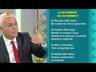 Allah'ın isimleri kaç kez okunmalı? - Sağlıklı Mutlu Huzurlu 114. Bölüm - atv