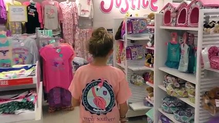 LOOK WHAT KAYLA FOUND AT JUSTICE! | We Are The Davises