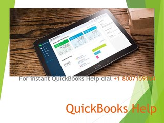 QuickBooks Help Phone Number +1-800-715-9104 To Avail Reasonable Help