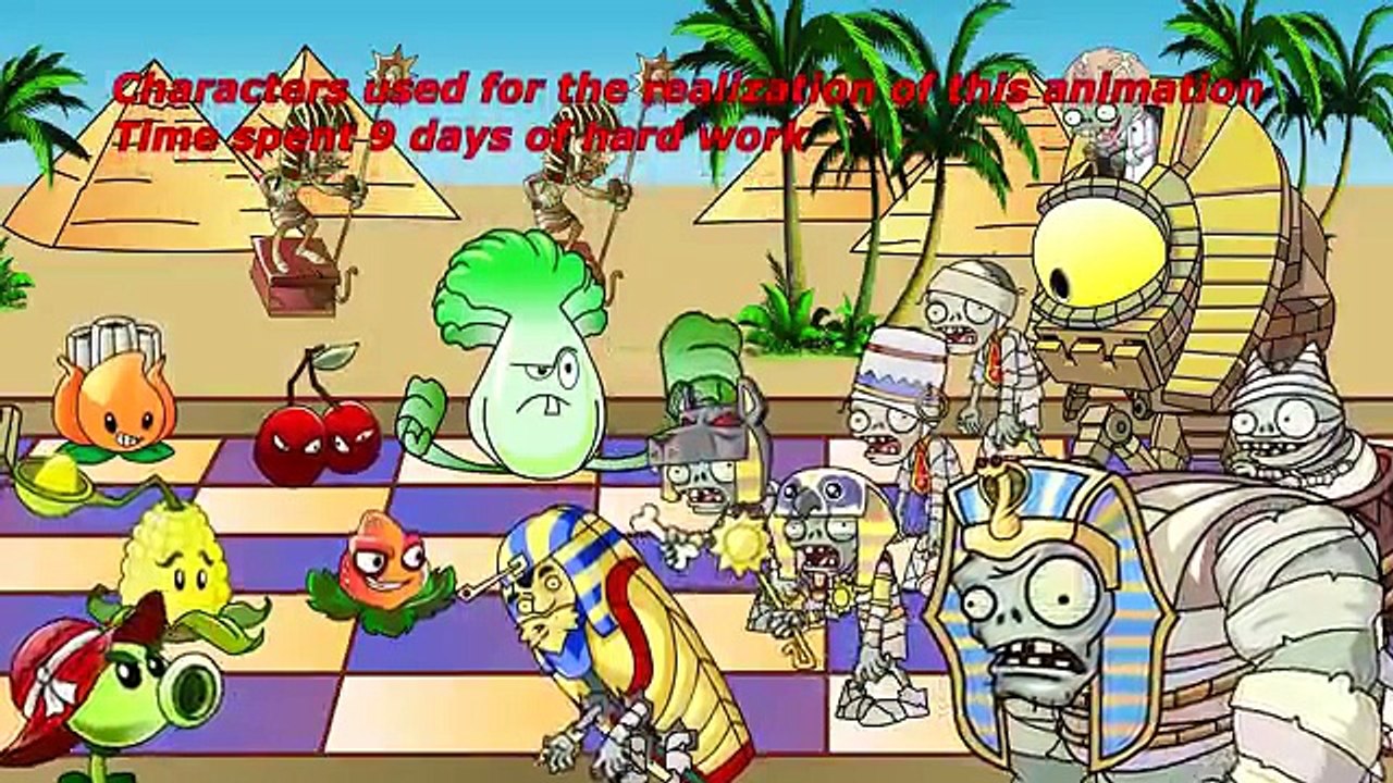 Plants vs zombies animation Ancient Egypt (PARODY)