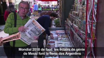 Foot: Les éclairs de génie de Messi font la fierté des Argentins