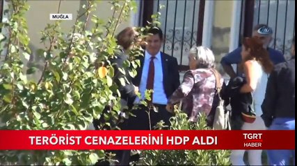 Terörist Cenazelerini HDP Aldı