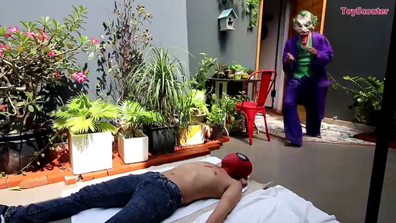 Frozen Elsas HEART vs Lots of HANDS! w/ Spiderman, Maleficent & Joker in Real Life