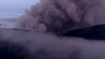 Drone Footage Captures Costa Rica's Turrialba Volcano Eruption