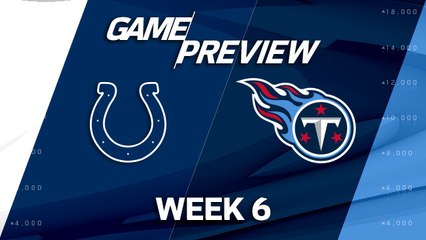 Colts vs. Titans Week 6 game preview