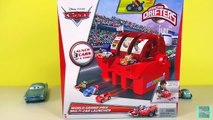 Disney Cars Micro Drifters World Grand Prix Launcher & McQueen Schnell Ramone Fillmore Race