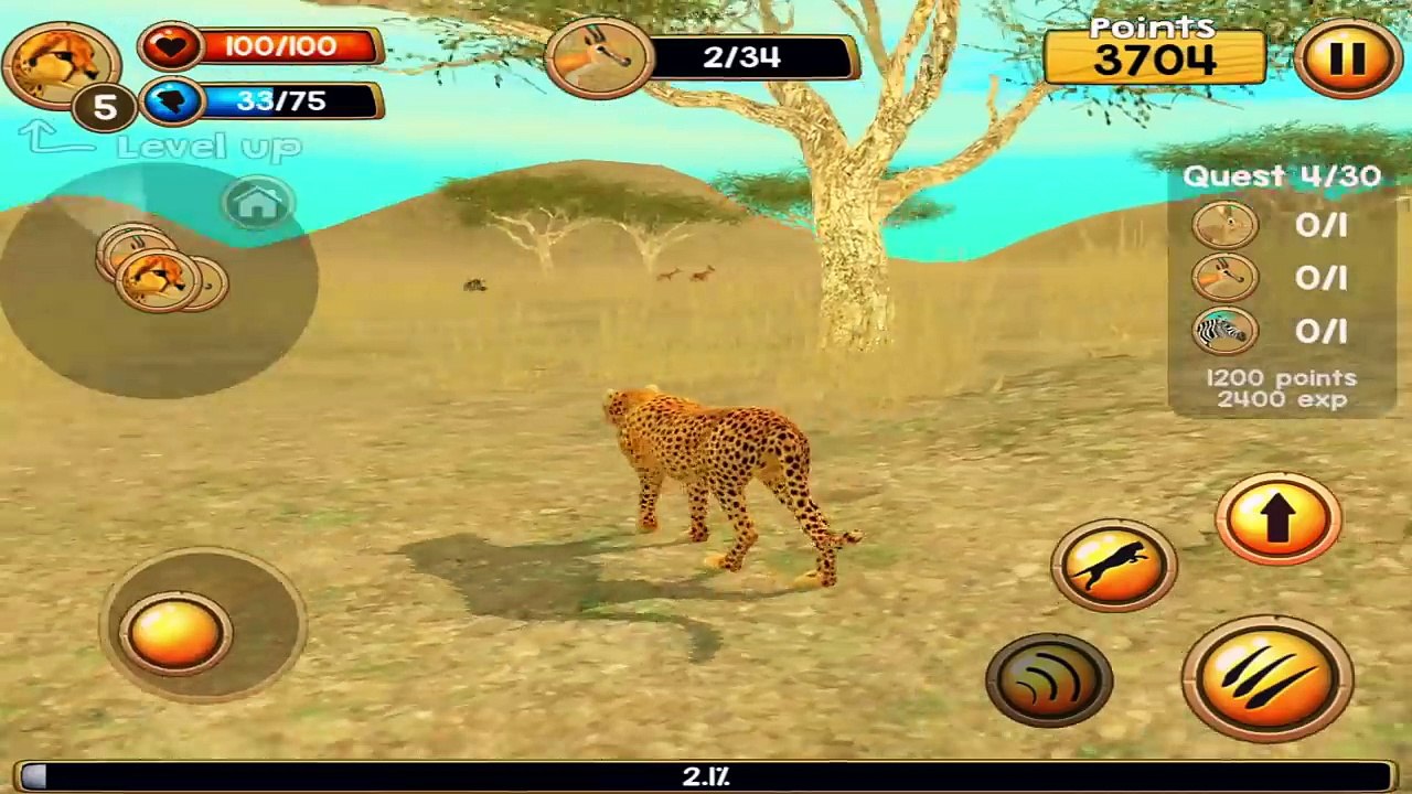 Wild Cheetah Simulator 3D - By Turbo Rocket Games - Simulation - iTunes/Android