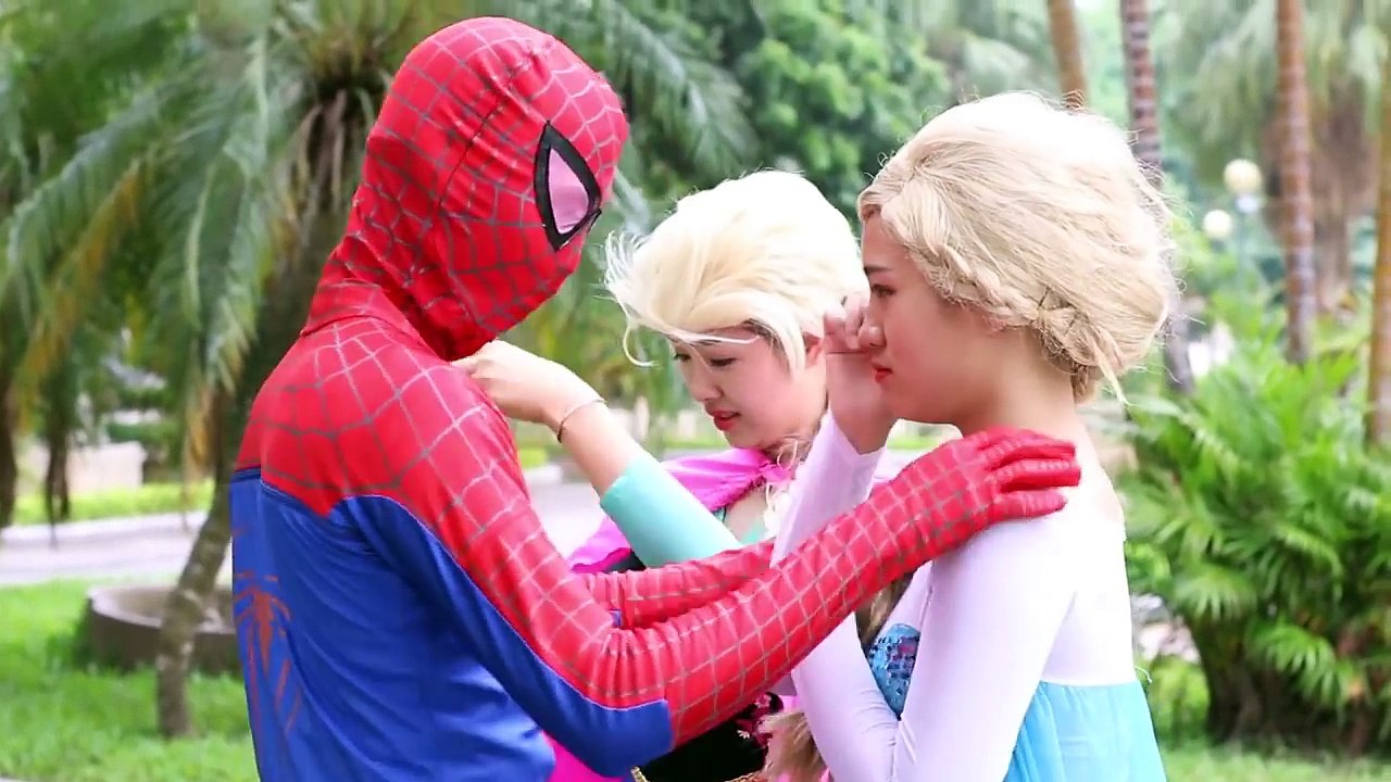 Baby Elsa kidnapped !Spiderman vs Childrens Indoor Playground In Reallife ! Funny Superhero Video