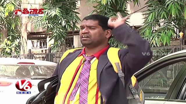 Bithiri Sathi To Visit America | Donald Trump's New Immigration Proposal | Teenmaar News | V6 News