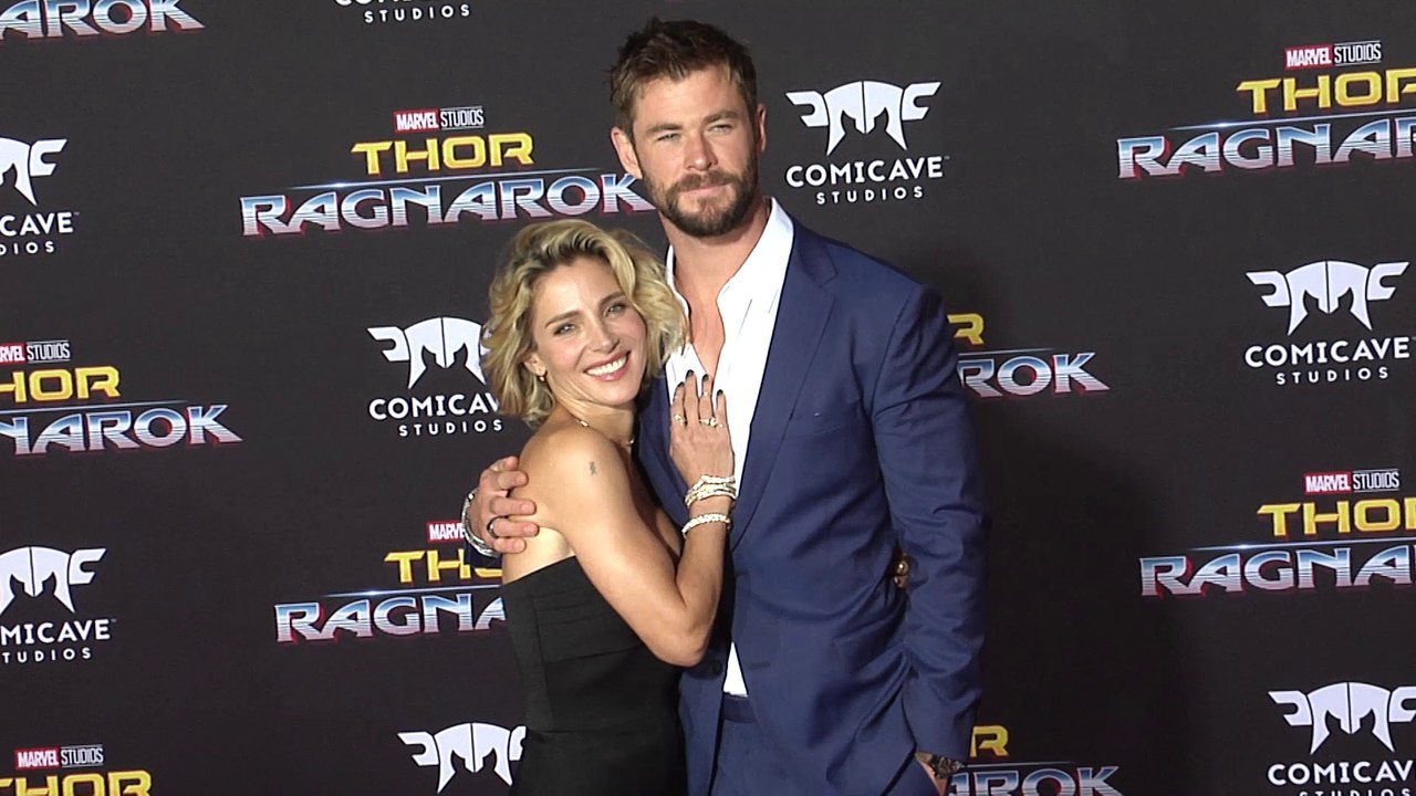 Chris Hemsworth, Elsa Pataky Thor- Ragnarok premiere