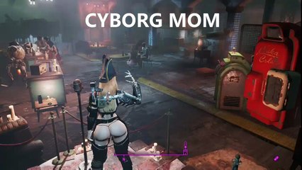 FALLOUT 4 | Funny Dancing Cyborg Mom Clip (2017)
