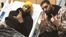 Drake Visits Odell Beckham Jr in the Hospital