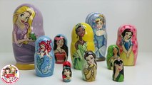 Disney Princesses Fun Stacking Cups Surprise Toys for Kids Aurora Belle Ariel Rapunzel Mystery Toy