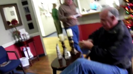 U.S. Marine, Home from Deployment, Surprises Mom at Work for Christmas