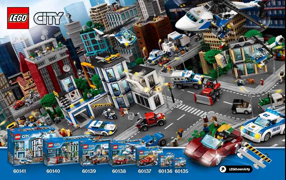 2017 Lego City Dragster Transporter instructions 60151