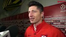 Polska - Czarnogóra 42. Lewandowski po awansie na mundial