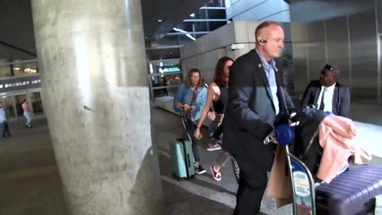 Aubrey Plaza 'Goes West' In Feisty Leopard Print Pants