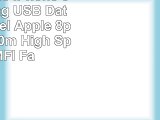 Ednet Apple iPhone 5  6 Lightning USB DatenLadekabel Apple 8pin  USB A 10m High Speed