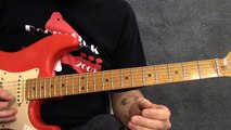 Slide guitar blues licks in standard tuning part II - SL007