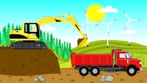 Construction Vehicles For Children | Excavator, Truck, Bulldozer | Maszyny Budowlane dla Dzieci
