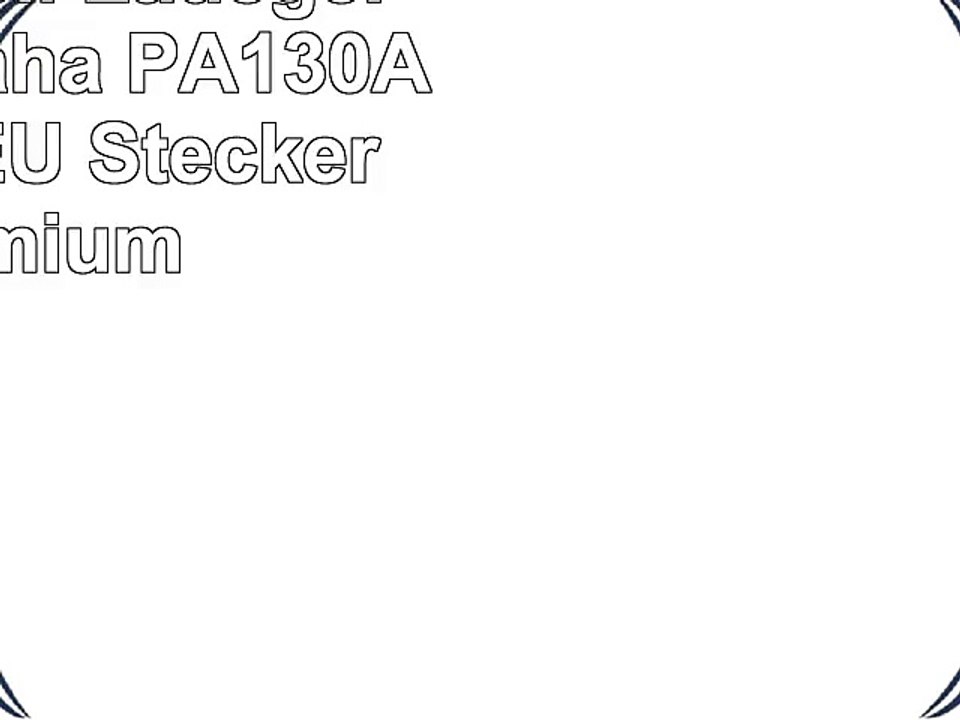 12V Netzteil  Ladegerät für Yamaha PA130A Netzteil  EU Stecker  Premium